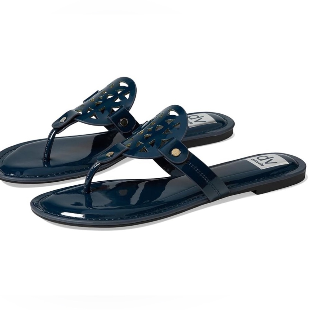 Dolce Vita Dark Blue Cut-Out Sandals
